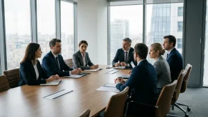 Negociation B2B complexe reunissant plusieurs parties prenantes autour d une table