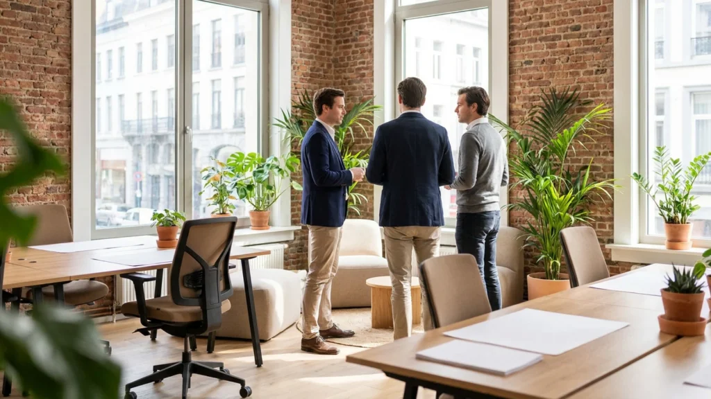 Fondateur de start-up et responsable commercial experimente en discussion a Bruxelles